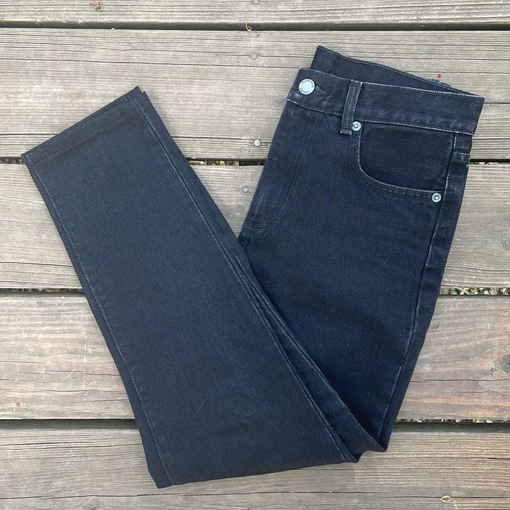 Carmar Black High-Rise Mom Jeans